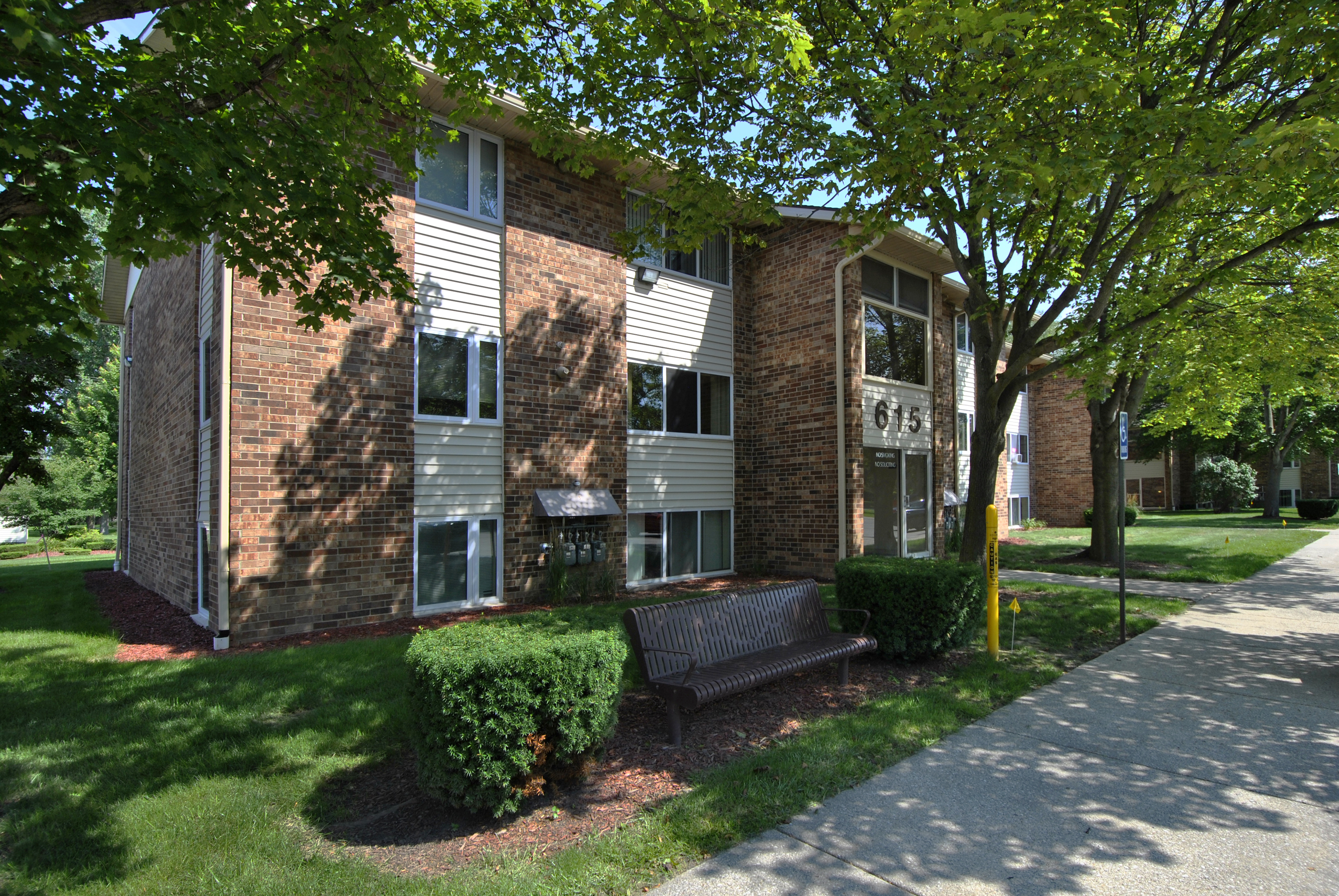 Side view of bluewater property